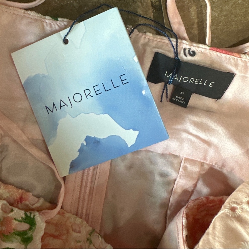 Marjorelle Floral Eyelet Romper - Size XS - Picture 4 of 4